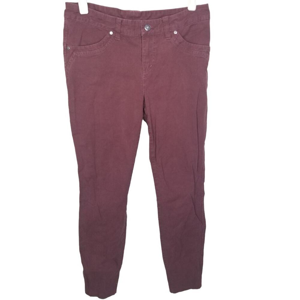 Kuhl Womens Mid Rise Skinny Pants Sz 8R Gorpcore Granola Girl Minimalist Stretch